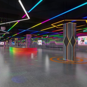 工业风溜冰场3D模型下载